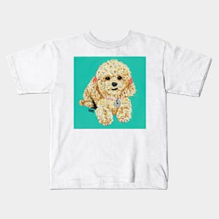 Stella the Mini Poodle Kids T-Shirt